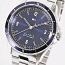 Tommy Hilfiger men's blue dial watch in silver (foto #2)