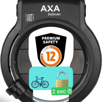 Axa Defender raamilukk rattale