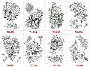 Переводные Временные татуировки. Тату. Flash Tattoo. Перевод (4 фото из 10)