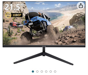 ZFTVNIE Computer Monitor, 21.5 Inch Full HD 1920 x 1080P LED (1 foto / 7)