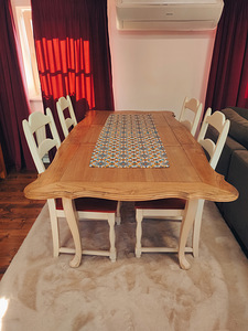 Müüa pikendatav söögilaud + 4 tooli + diivanilaud (2 foto / 5)