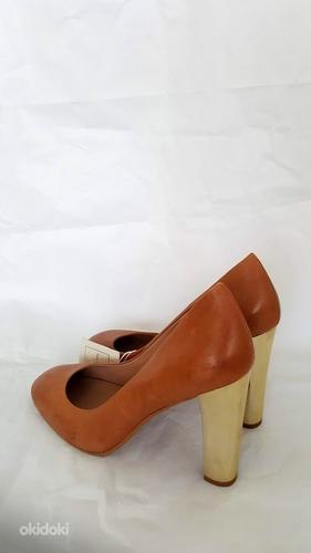 Zara обувь кожаная неиспользованная, новая, с лейблами (фото #4)