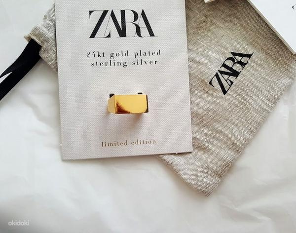 Кольцо Zara из золота 24 карата неиспользованное в оригинальной упаковке (фото #3)