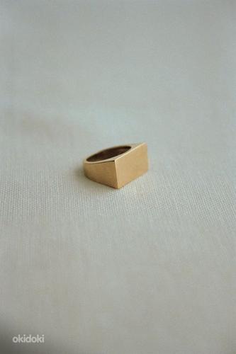 Кольцо Zara из золота 24 карата неиспользованное в оригинальной упаковке (фото #7)