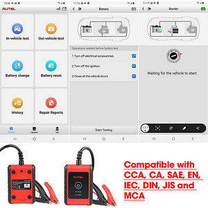 AUTEL MaxiBAS BT506 - aku/starteri/generaatori tester (3 foto / 4)