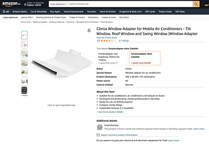 Climia Adapter mobiilse kliimaseadme jaoks (9 foto / 10)
