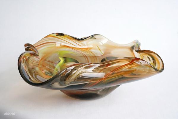 Уникальная ваза Tarbeklaas из цветного стекла (фото #3)