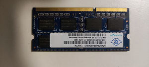 DDR3 4GB 1600 12800 SODIMM MÄLU (3 foto / 3)
