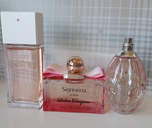 Lõhnad, Coco Mademoiselle, Ferragamo Signorina, Jimmy Choo