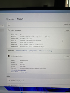 Lenovo Legion 5 pro AMD Ryzen 5 5600H (6 foto / 6)