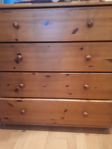 Voodi ja kaks kummutit (mänd) (4 foto / 4)