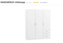 Riidekapp, шкаф для одежды