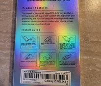Защитное стекло Samsung z fold 3 2шт в упаковке