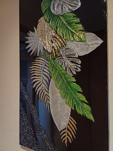 Interjöörimaal. 50 x 90 cm. jäik lõuend. (2 foto / 6)