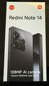 Xiaomi Redmi Note 14 Midnight black 256GB - uus, karbis (3 foto / 5)