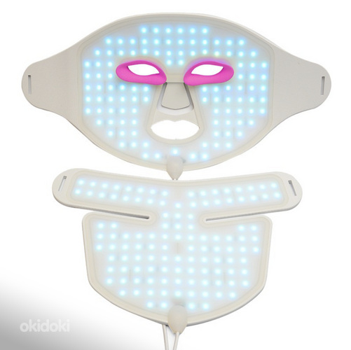 Силиконовая светодиодная светотерапевтическая маска для лица Be OSOM (фото #2)