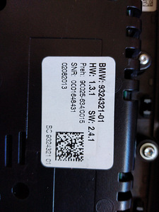 BMW Navigatsiooniseadme Navigatsioon NBT HU CI932731401 (6 foto / 10)