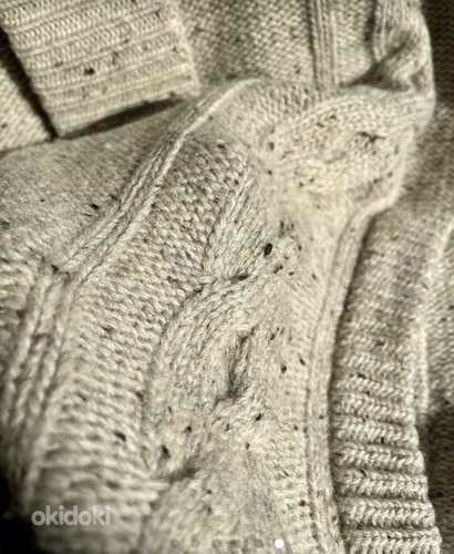 Толстый шерстяной свитер с капюшоном (фото #5)