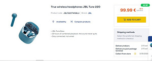 Müüa kõrvaklapid JBL Tune 220