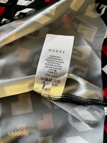 Uus Gucci siidisärk meestele suurus M ja L (foto #2)