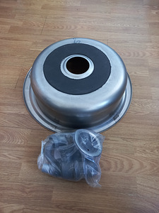 Roostevabast terasest köögivalamu ümmargune 16 x 51 cm (3 foto / 3)