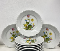 Винтажные тарелки (17 см) 11 шт MITTERTEICH Bavaria