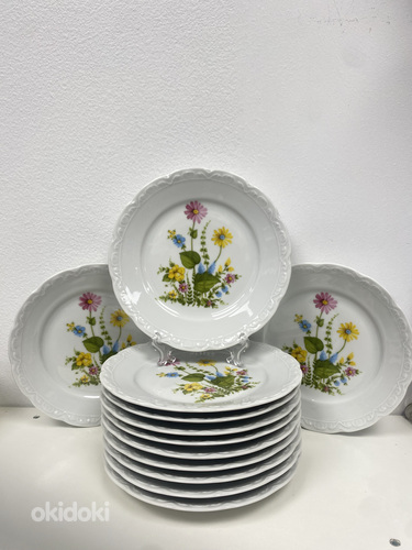 Винтажные тарелки (17 см) 11 шт MITTERTEICH Bavaria (фото #1)