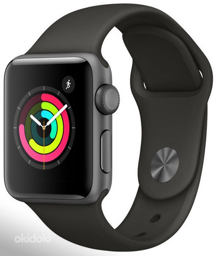 Умные часы Apple Watch 3 GPS 42мм, серые (фото #1)