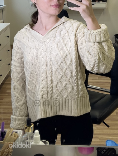 Knit sweater oversize pull&bear/ вязанный свитер (фото #1)