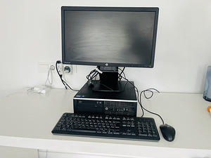 Компьютер HP (Intel Core i5, 16gb RAM) + монитор HP