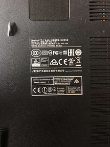 Ноутбук msi (3 фото из 3)