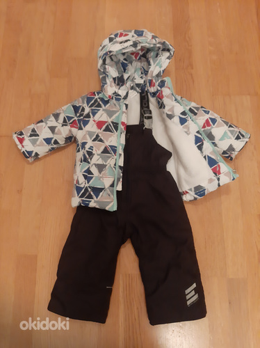 Детская зимняя куртка и полукомбинезон рост 86 (фото #1)