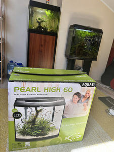 Aquael Pearl High akvaarium kõige vajalikuga + kapp (2 foto / 9)