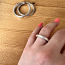 Шикарный комплект серьги кольца + объемное кольцо серебро (фото #4)