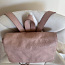 Розовый пудровый кожаный рюкзак Massimo Dutti (фото #3)