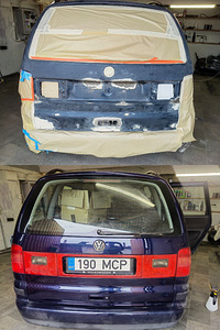 Keemiline puhastus auto värvimine (2 foto / 10)