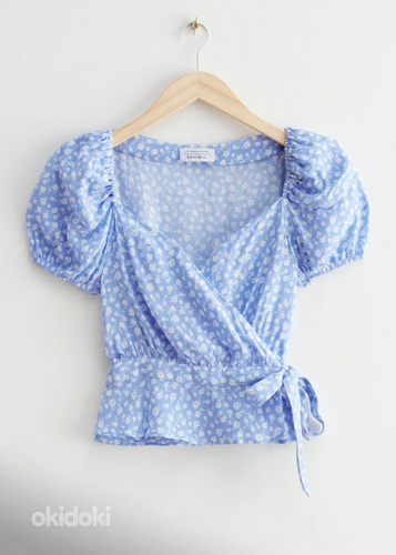 &OtherStories wrap tea blouse, size 36 (foto #1)