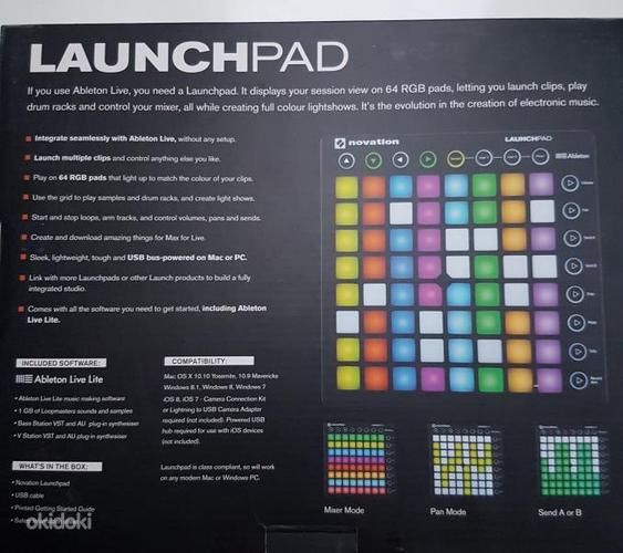 Novation Launchpad Ableton Live Controller (фото #3)