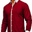 !СКИДКА! Красная элегантная рубашка с длинными рукавами (фото #1)