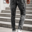 Черные джинсы с эффектом потертости 33L (фото #2)