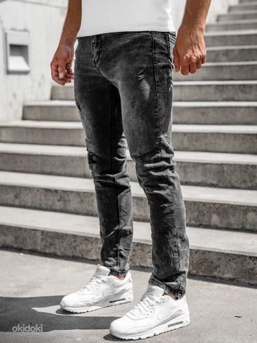 Мужские джинсы черного цвета (фото #2)