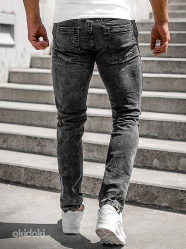 Мужские джинсы черного цвета, 33L (фото #3)
