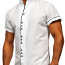!СКИДКА! Белая рубашка с короткими рукавами (фото #2)