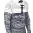 !СКИДКА! Мужской толстый свитер с воротником-стойкой, XL (фото #3)