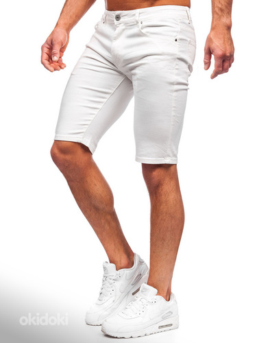 !СКИДКА! Короткие белые джинсы (фото #5)