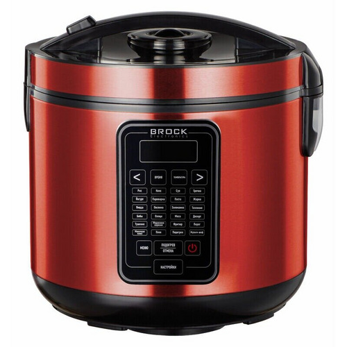 BROCK MC3602RD Премиум мультиварка, 5 л, 900 Вт