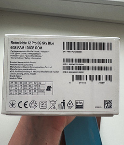 Redmi Note 12 Pro 5G Sky Blue 6GB RAM 128GB ROM (4 foto / 4)