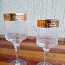 Kullastusega vintage klaasid. Kristall. (foto #4)