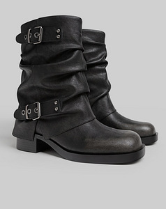 Stradivarius biker boots GRAY, 37 suurus (3 foto / 7)