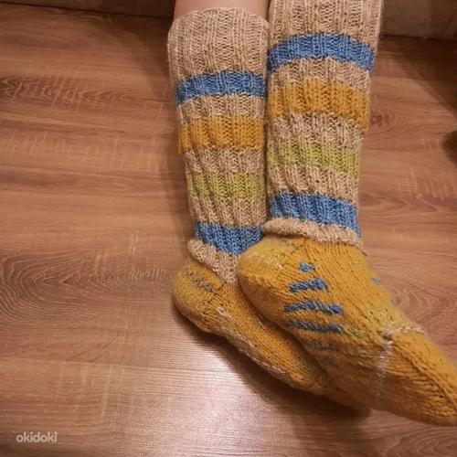 Вязанные носки - гольфы (фото #3)